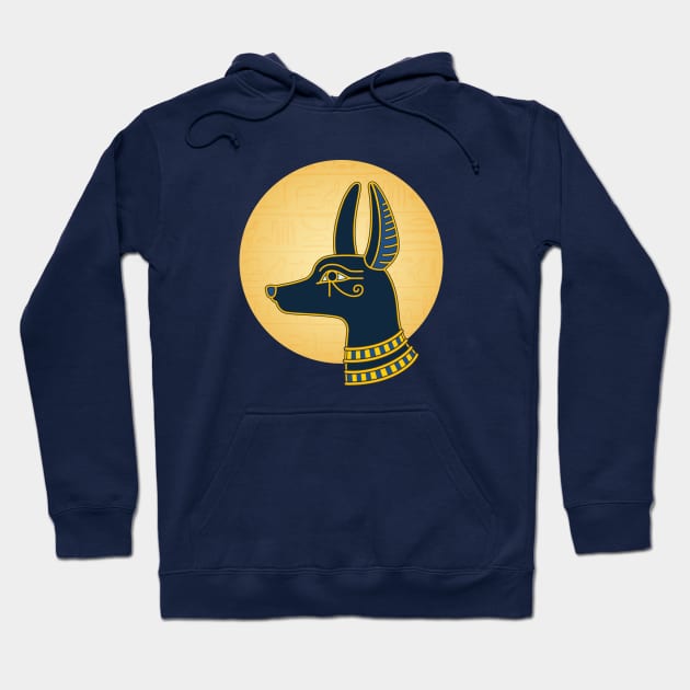 Ancient Egypt Anubis Hoodie by The History of Egypt Podcast